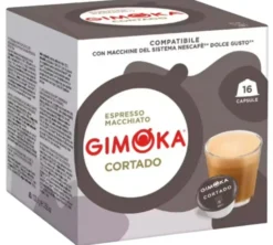 96 capsules compatibles Nescafé* Dolce Gusto* Espresso Cortado - GIMOKA
