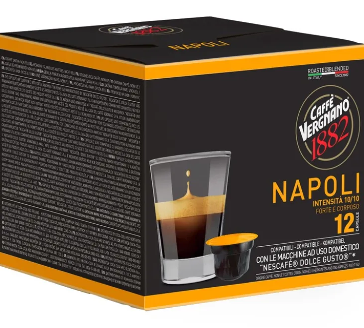 72 capsules compatibles Nescafé* Dolce Gusto* Napoli - CAFFE VERGNANO