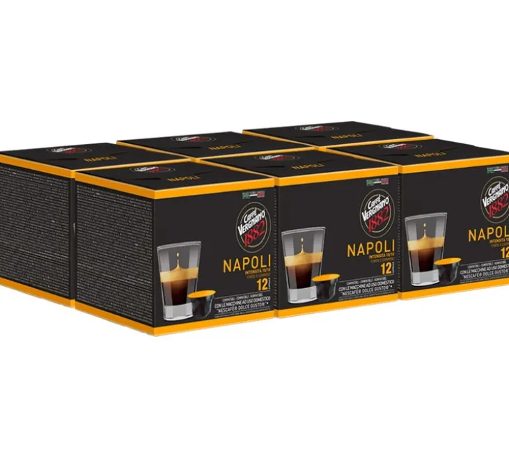 72 capsules compatibles Nescafé* Dolce Gusto* Napoli - CAFFE VERGNANO