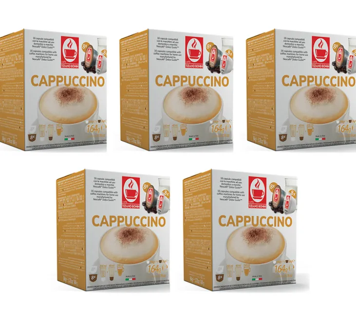 80 capsules compatibles Nescafé* Dolce Gusto* Cappuccino – CAFFE BONINI