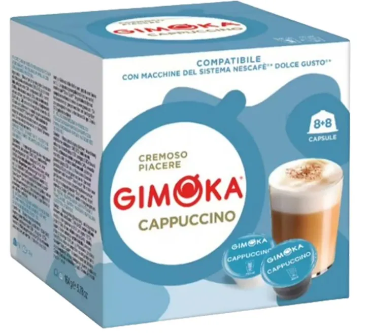 96 capsules compatibles Nescafé* Dolce Gusto* Cappuccino Classique - GIMOKA
