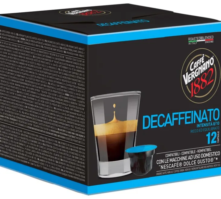 12 capsules compatibles Nescafé* Dolce Gusto* Decaffeinato - CAFFE VERGNANO