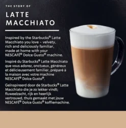 12 capsules compatibles Nescafé* Dolce Gusto* Latte Macchiato – STARBUCKS