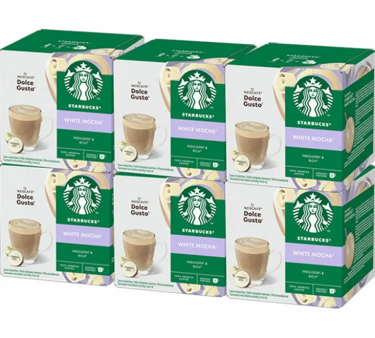 72 capsules compatibles Nescafé* Dolce Gusto* Mocha Chocolat Blanc – STARBUCKS