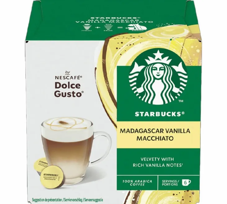 12 capsules compatibles Nescafé* Dolce Gusto* Vanilla Macchiato – STARBUCKS