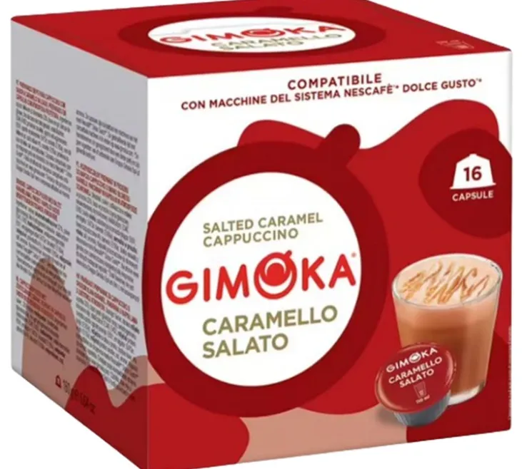 96 capsules compatibles Nescafé* Dolce Gusto* Caramel salé - GIMOKA