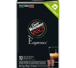 10 capsules compatibles Nespresso* Original Espresso Intenso - CAFFE VERGNANO
