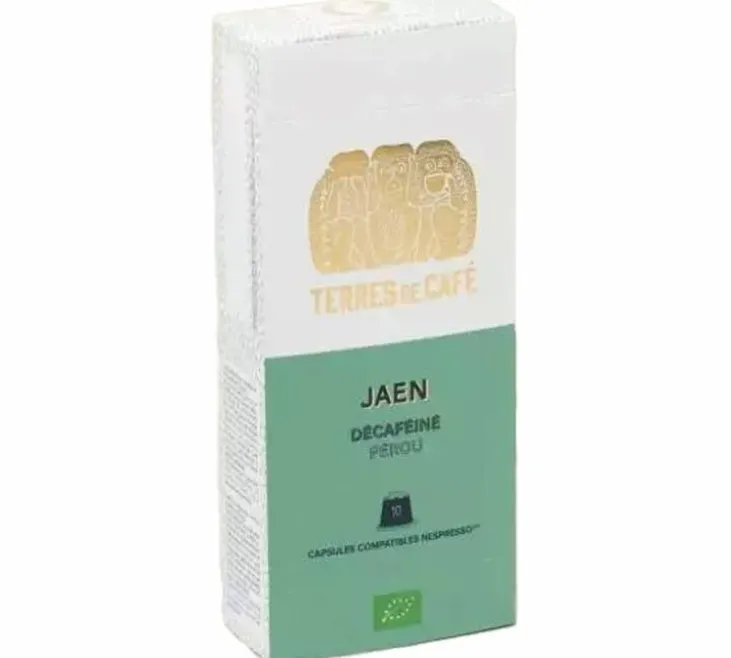 10 capsules compatibles Nespresso* Original Jaen Decaféiné Bio - TERRES DE CAFÉ