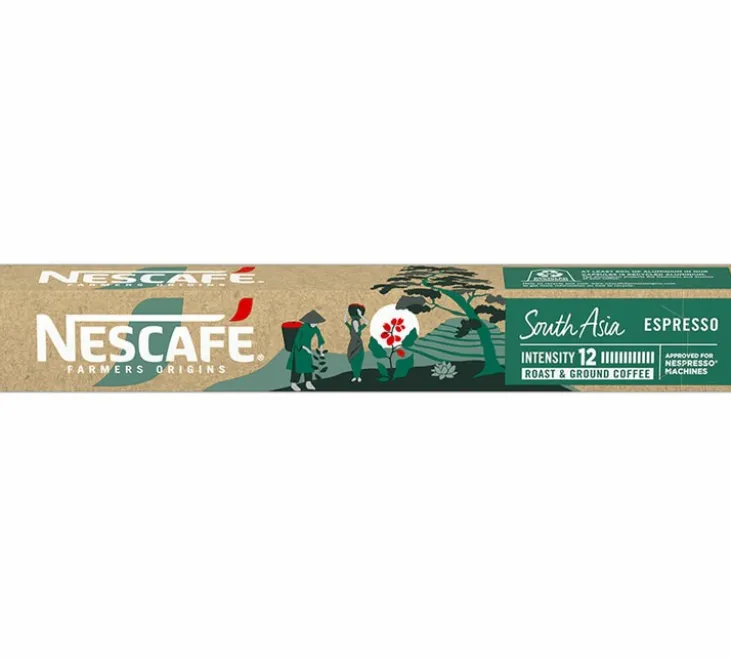 10 capsules compatibles Nespresso* Original South Asia - NESCAFÉ FARMERS ORIGINS