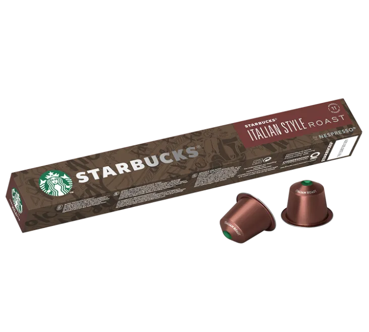 80 capsules compatibles Nespresso* Original Italian Style Roast - STARBUCKS