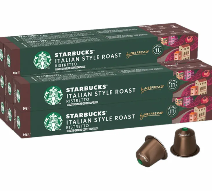 80 capsules compatibles Nespresso* Original Italian Style Roast - STARBUCKS