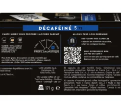 30 capsules compatibles Nespresso* Original Espresso Décaféiné - CARTE NOIRE