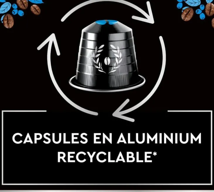 30 capsules compatibles Nespresso* Original Espresso Décaféiné - CARTE NOIRE
