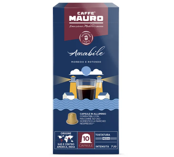 10 capsules compatibles Nespresso* Original Amabile - CAFFÈ MAURO