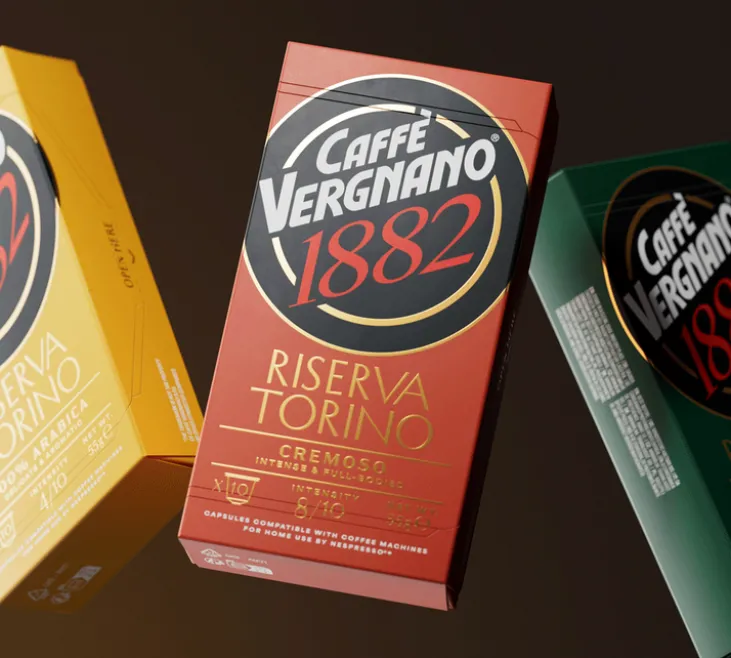 10 Capsules compatibles Nespresso* original Cremoso Riserva Torino - CAFFÈ VERGNANO