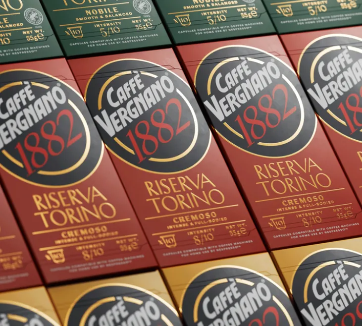 10 Capsules compatibles Nespresso* original Cremoso Riserva Torino - CAFFÈ VERGNANO