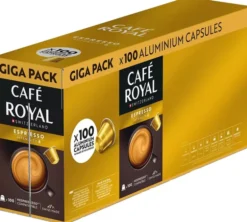100 - Capsules compatibles Nespresso* Original - Espresso - CAFE ROYAL