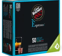 50 capsules compatibles Nespresso* Original Espresso Decaffeinato - CAFFE VERGNANO