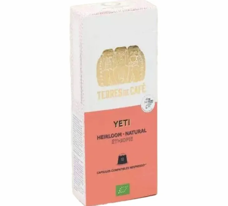 10 capsules compatibles Nespresso* Original Yeti Village Bio - TERRES DE CAFÉ