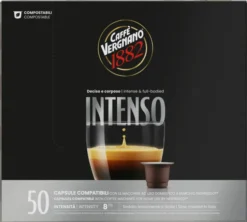 100 capsules compatibles Nespresso* Original Espresso Intenso - CAFFE VERGNANO