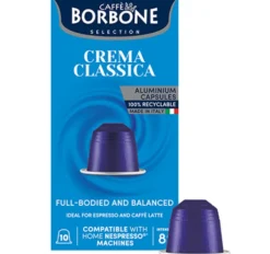 10 capsules compatibles Nespresso* Original Crema classica - CAFFE BORBONE