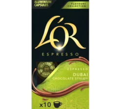 50 capsules compatibles Nespresso* original Dubaï Chocolate Style - L'Or Espresso
