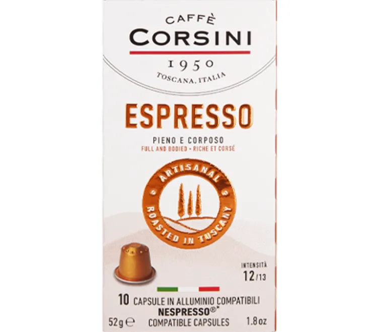 10 capsules compatibles Nespresso * Original Espresso - CORSINI