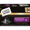 30 capsules compatibles Nespresso* Original Espresso Puissant n°11 - CARTE NOIRE