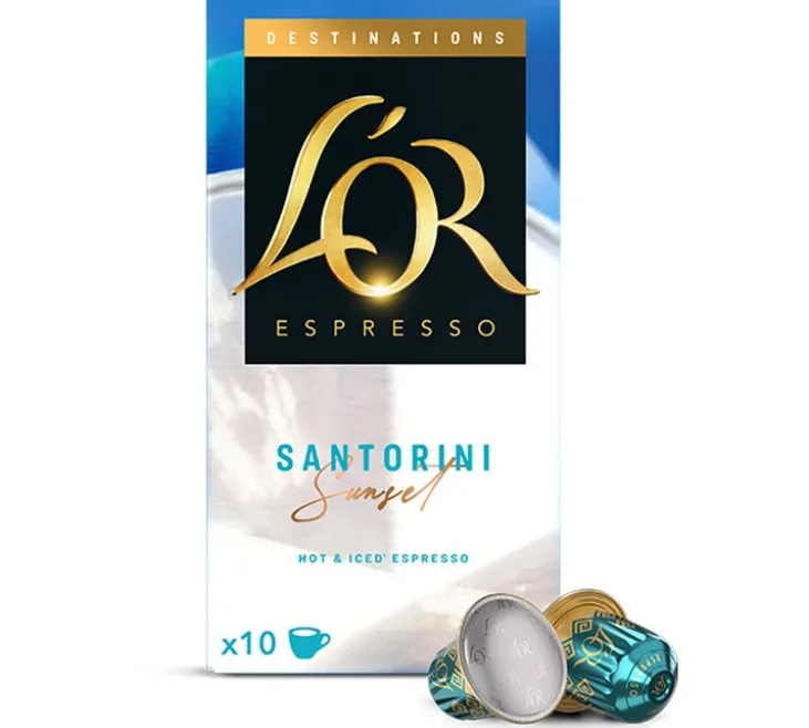 10 capsules compatibles Nespresso* Original - Santorini - L'OR ESPRESSO
