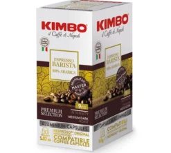 30 capsules compatibles Nespresso* Original Espresso Barista 100% Arabica - KIMBO - AntiGaspi DLUO 03/10/2026