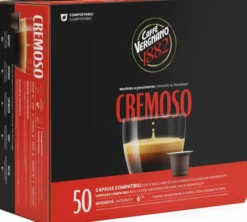 100 capsules compatibles Nespresso* Original Espresso Cremoso - CAFFE VERGNANO