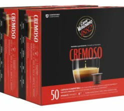 100 capsules compatibles Nespresso* Original Espresso Cremoso - CAFFE VERGNANO