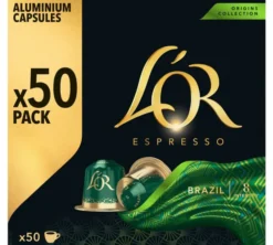 50 capsules compatibles Nespresso* Original - Brazil - L'OR ESPRESSO