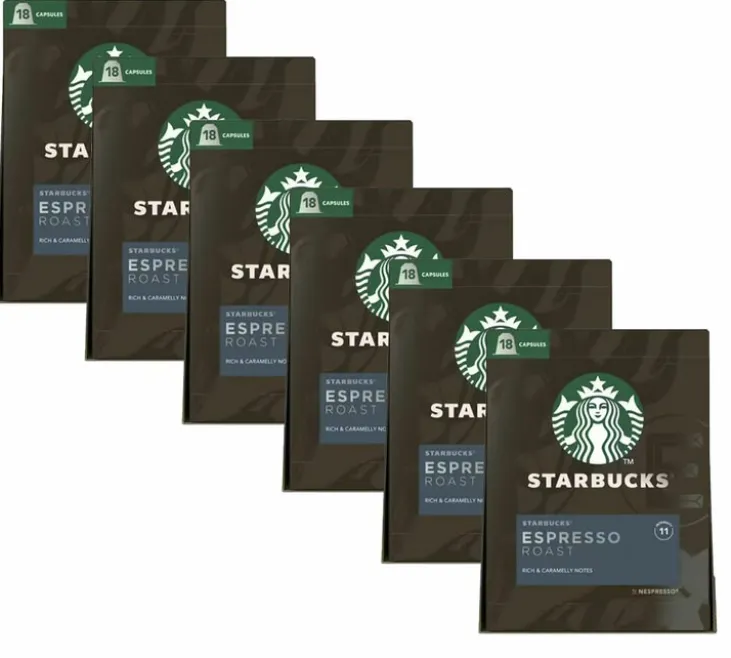 108 capsules compatibles Nespresso* Original Expresso Roast - STARBUCKS