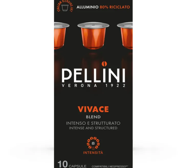 10 Capsules compatibles Nespresso* Original - Vivace - PELLINI