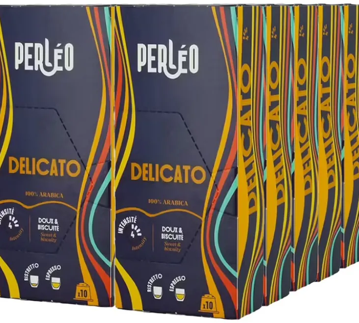 100 capsules compatibles Nespresso* Original Delicato - PERLÉO