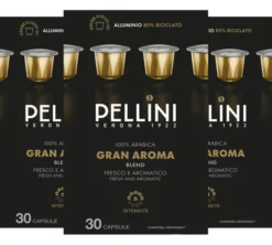90 capsules compatibles Nespresso* Original Gran Aroma - PELLINI