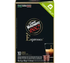 10 capsules compatibles Nespresso* Original Espresso Oro - CAFFE VERGNANO