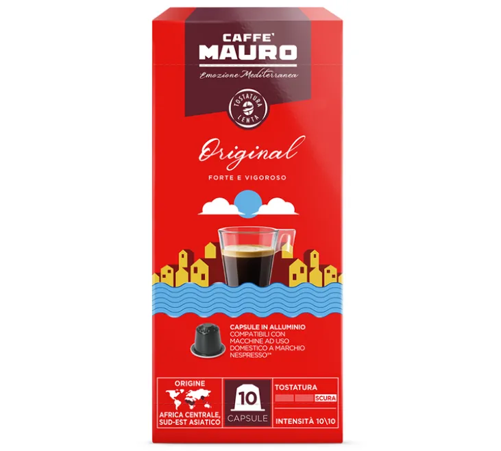 10 capsules compatibles Nespresso* Original Original - CAFFÈ MAURO