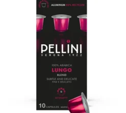 10 Capsules compatibles Nespresso* Original - Lungo - PELLINI