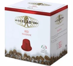 10 capsules compatibles Nespresso* Original Red Tradizione - MISCELA D'ORO