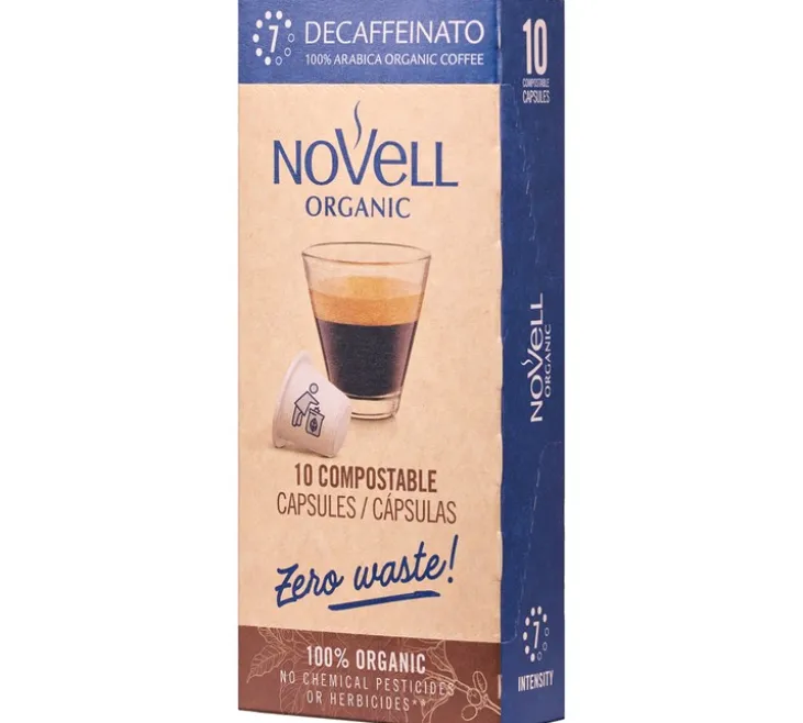 50 capsules compatibles Nespresso® Decaffeinato Bio – NOVELL
