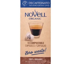 50 capsules compatibles Nespresso® Decaffeinato Bio – NOVELL