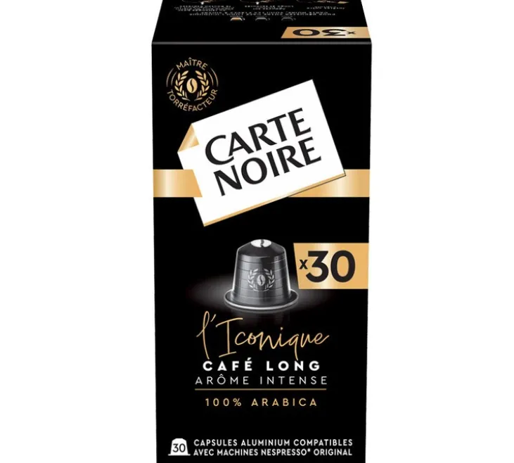 30 Capsules compatibles Nespresso® L'Iconique - Carte Noire