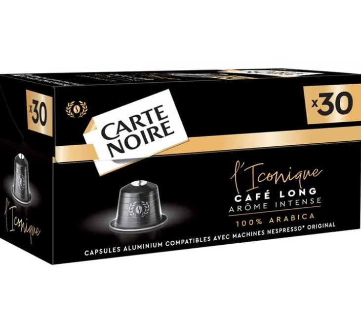 30 Capsules compatibles Nespresso® L'Iconique - Carte Noire