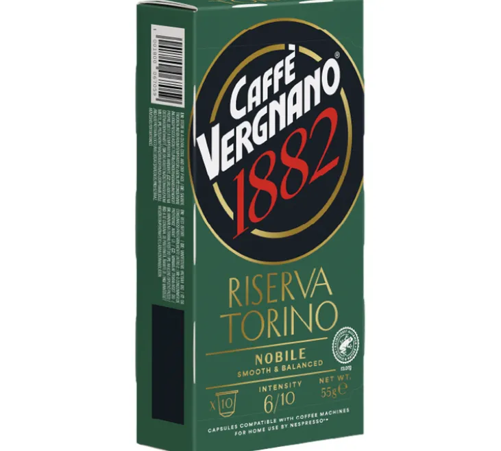 10 Capsules compatibles Nespresso* original Nobile Riserva Torino - CAFFÈ VERGNANO