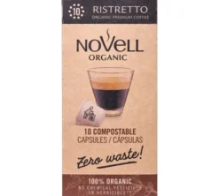 10 capsules compatibles Nespresso* Original Ristretto Bio – NOVELL