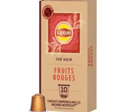 10 capsules compatibles Nespresso* Original Thé Fruits Rouges - LIPTON