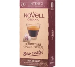 10 capsules compatibles Nespresso* Original Intenso Bio – NOVELL