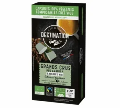 10 capsules compatibles Nespresso* Original - Grands Crus Equitable Pur Arabica Bio - DESTINATION
